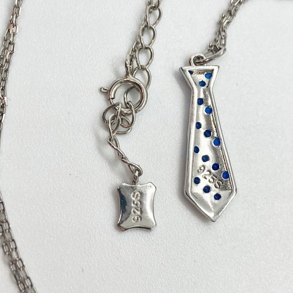 925 Harry Potter Ravenclaw Necktie Necklace - Picture 6 of 10
